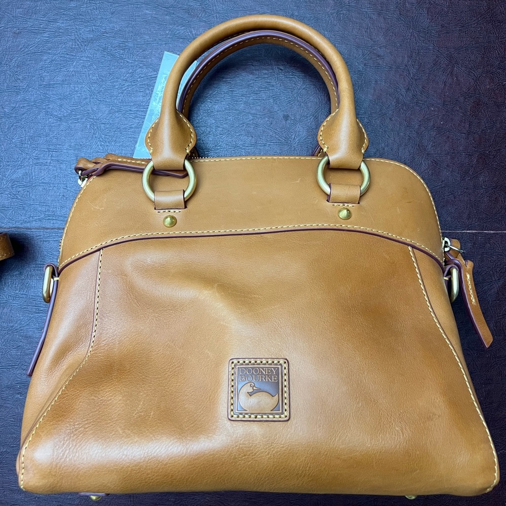Dooney & Bourke Cameron Satchel Natural